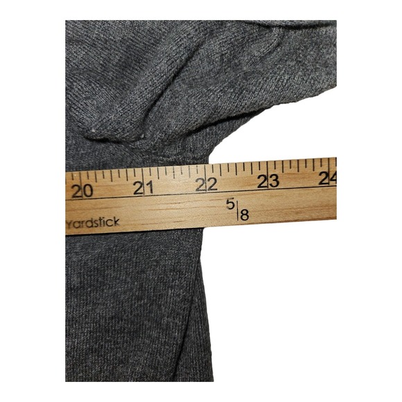 Sebastian Cooper V-Neck Sweater Men's Large Gray Diamond Print Cotton Cashmere - Picture 3 of 7